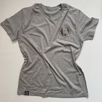 Reinforced Grey Organic Classic Chest Logo Tee