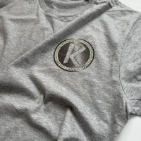 Reinforced Grey Organic Classic Chest Logo Tee