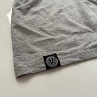 Reinforced Grey Organic Classic Chest Logo Tee