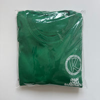 Reinforced Organic Cotton SAMPLE-R Sweatshirt Green (White Flock Logo)