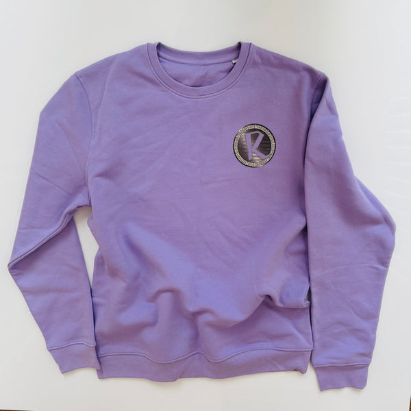 Reinforced Organic Cotton SAMPLE-R Sweatshirt (Classic R Logo) Lavender Purple