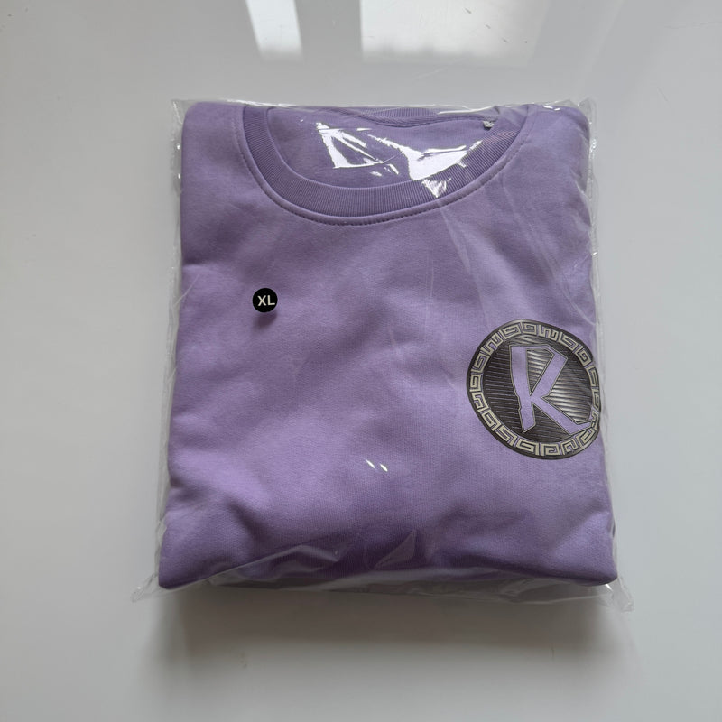 Reinforced Organic Cotton SAMPLE-R Sweatshirt (Classic R Logo) Lavender Purple