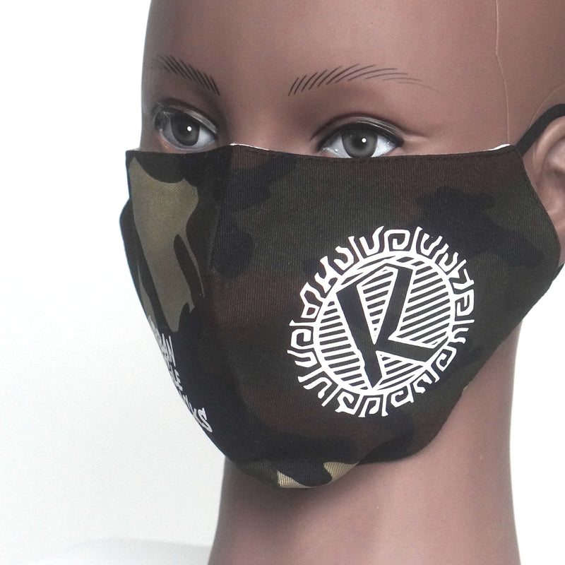 Army Brown Camo Face Mask