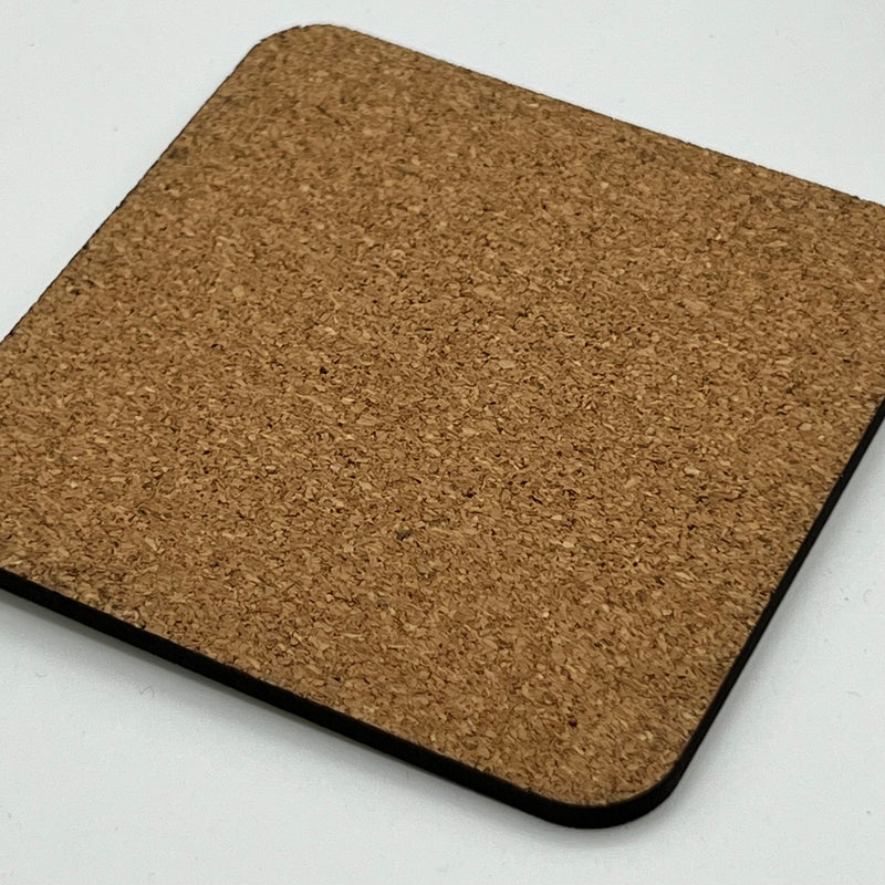 Reinforced Cork-Base Coaster